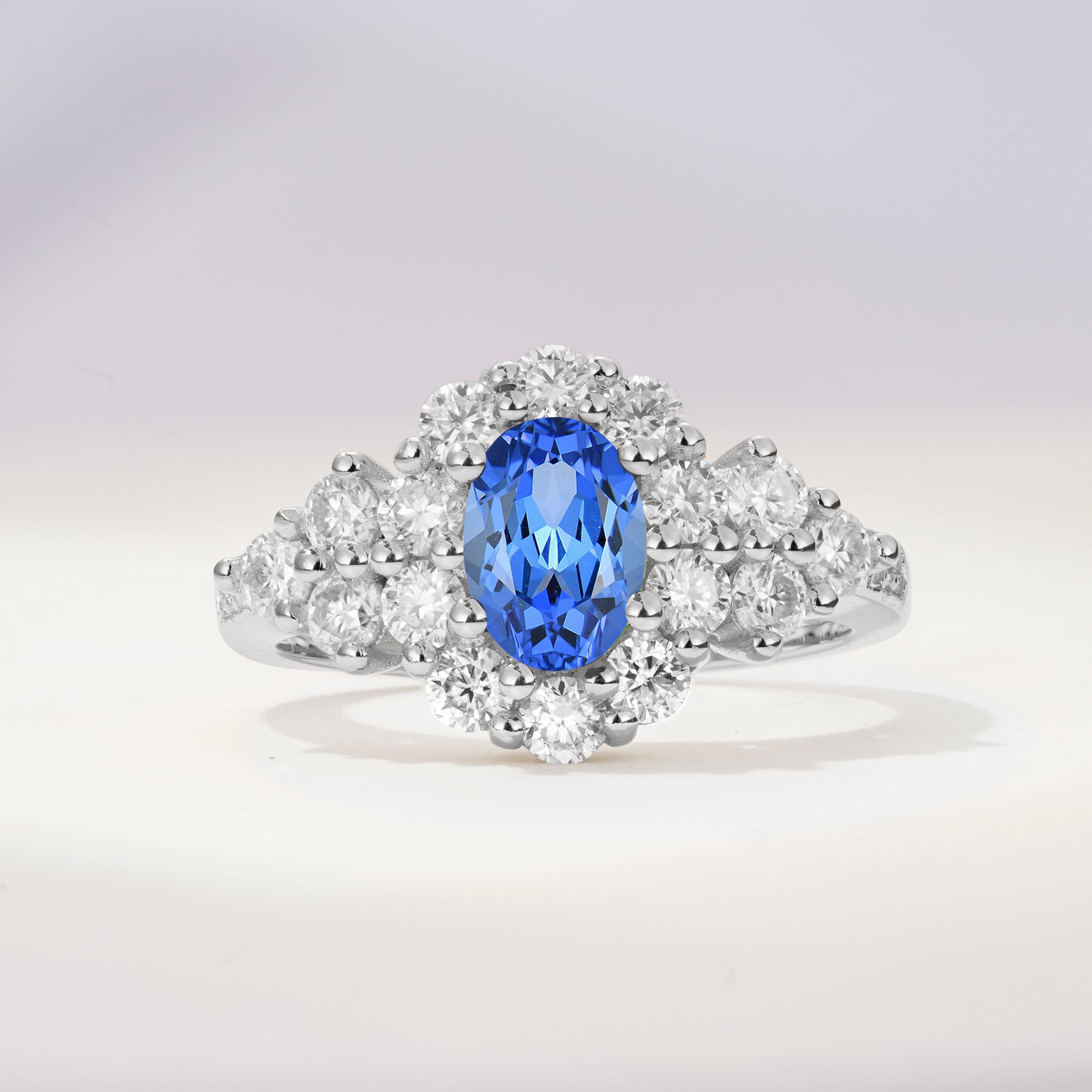 SR06742 Sapphire Ring - Additional view