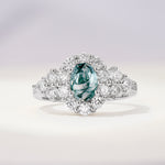 SR06742 Moss Agate Ring - Additional view