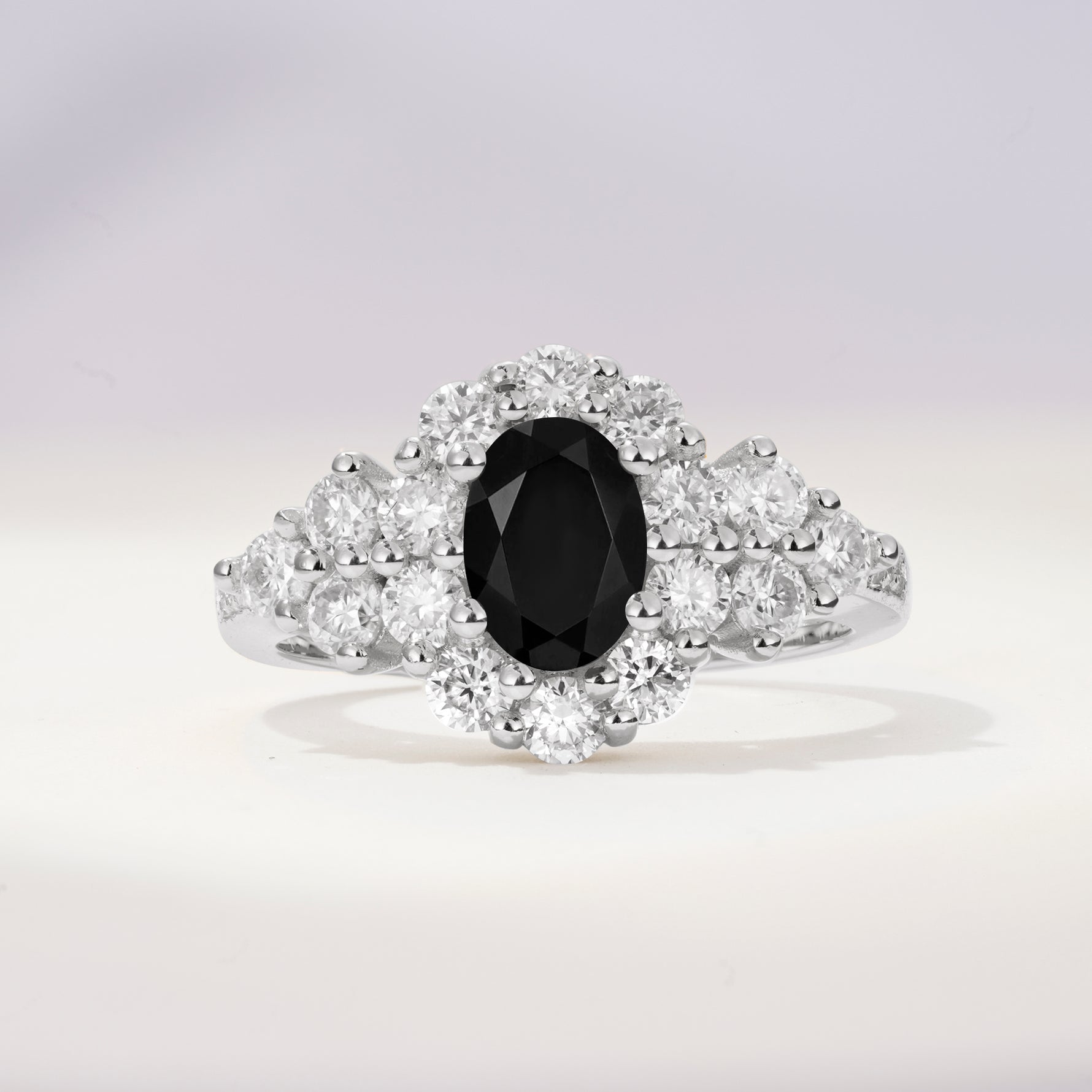SR06742 Black Onyx Ring - Additional view