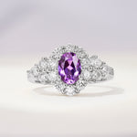 SR06742 Amethyst Ring - Additional view