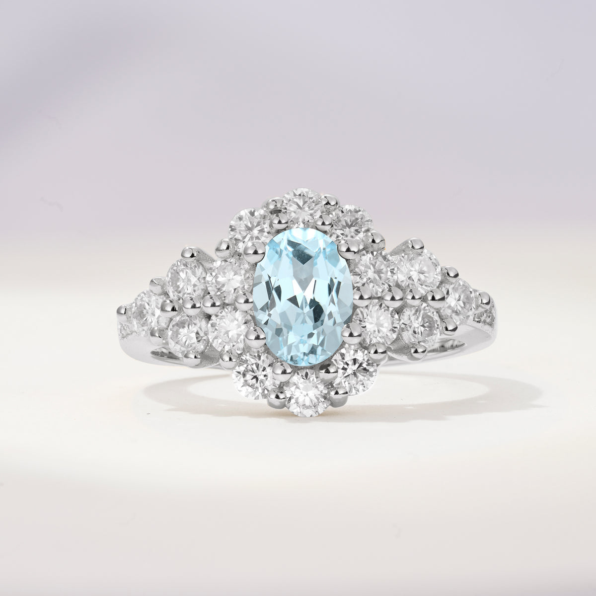 SR06742 Aquamarine Ring - Additional view