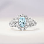 SR06742 Aquamarine Ring - Additional view