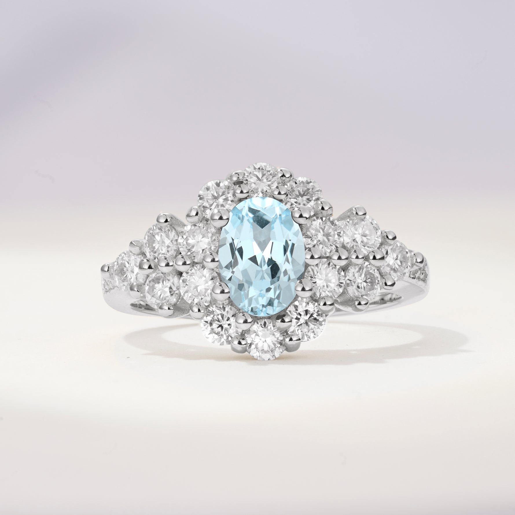 SR06742 Aquamarine Ring - Additional view
