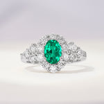 SR06742 Emerald Ring - Additional view
