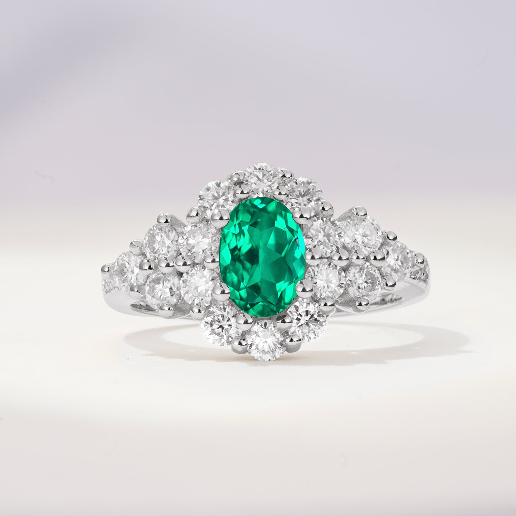 SR06742 Emerald Ring - Additional view