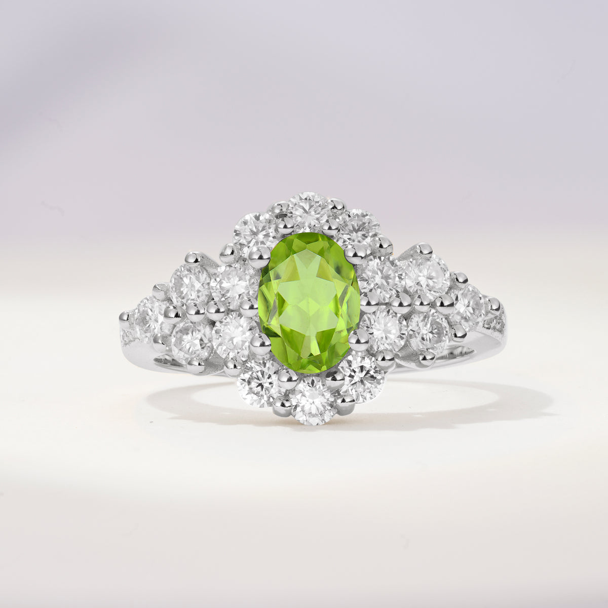 SR06742 Peridot Ring - Additional view