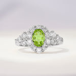 SR06742 Peridot Ring - Additional view