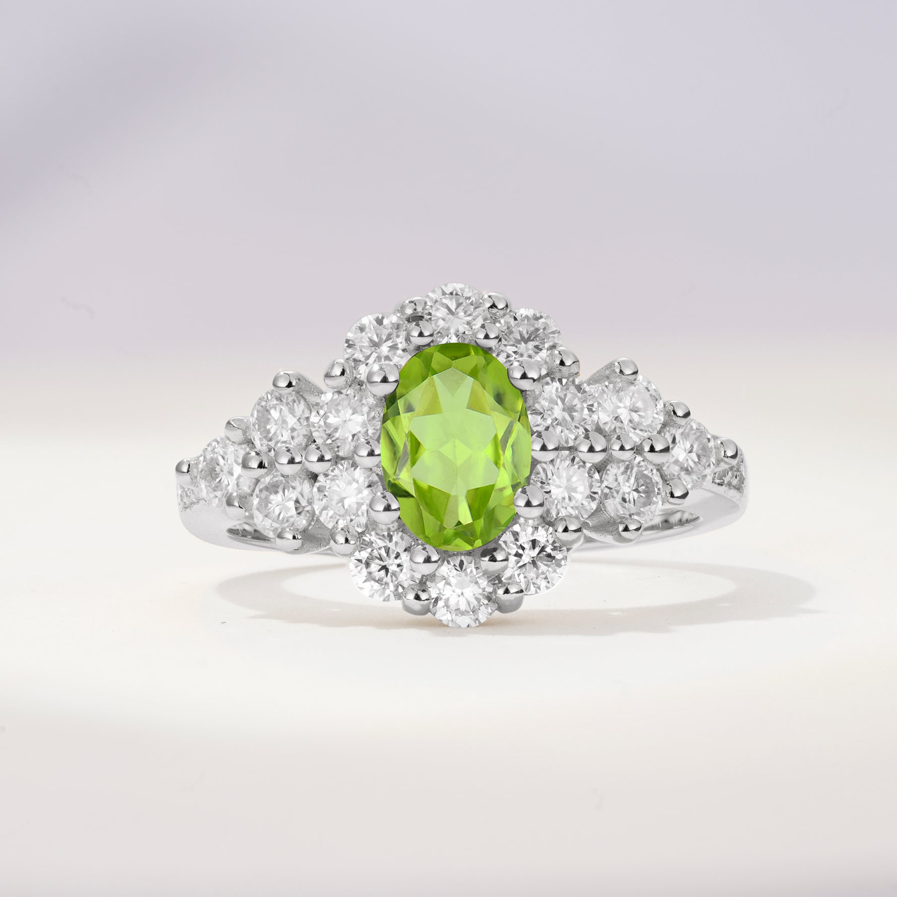 SR06742 Peridot Ring - Additional view