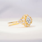 SR06742 Moissanite Ring - White-Gold