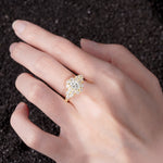 SR06742 Moissanite Ring - Rose-Gold