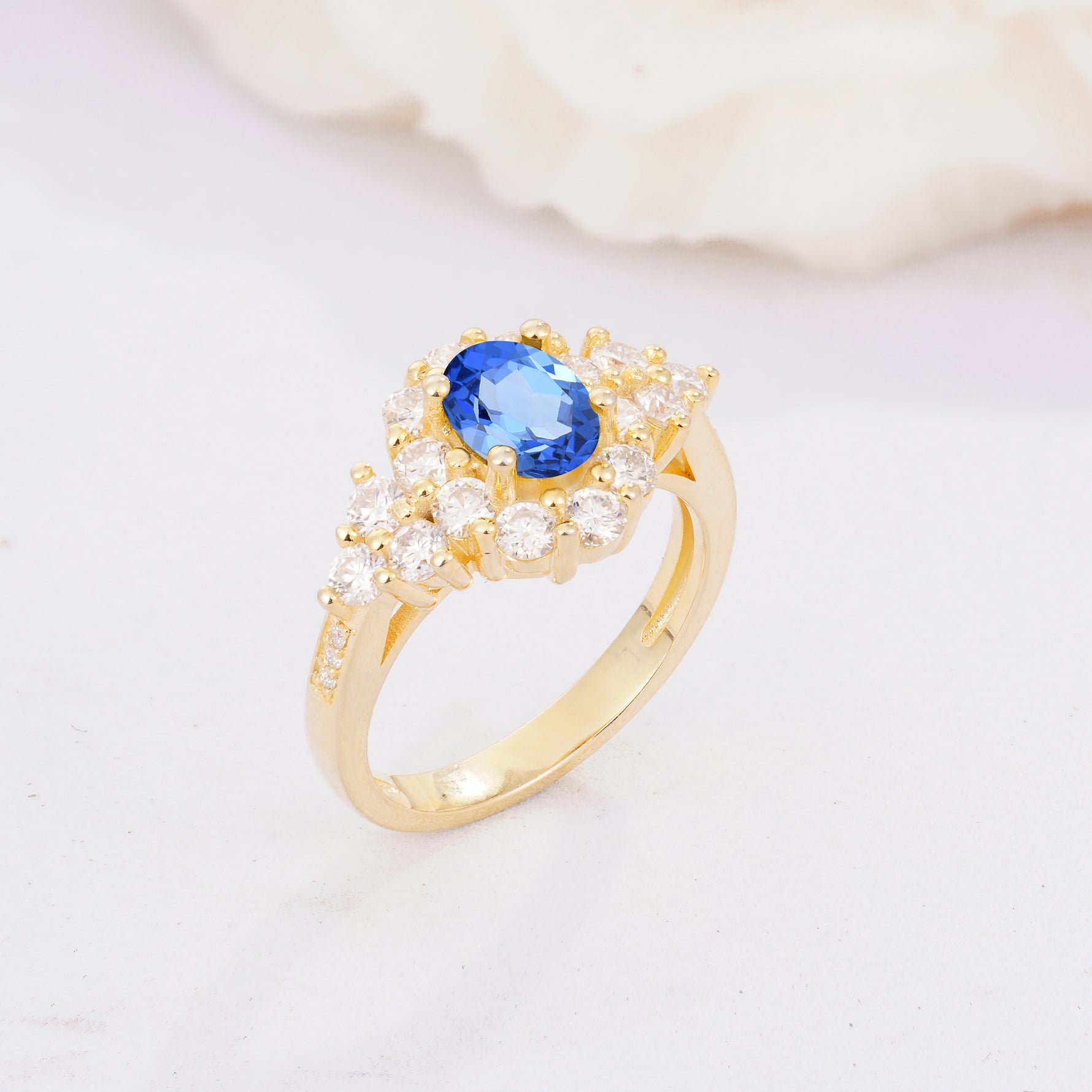 SR06742 Sapphire Ring - Additional view