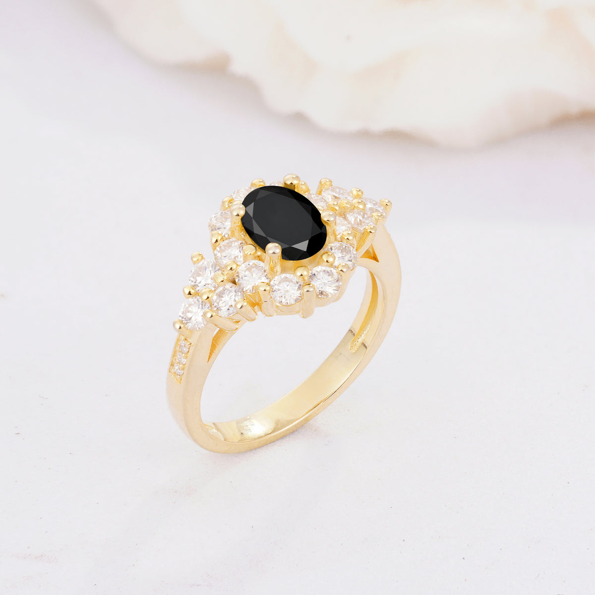 SR06742 Black Onyx Ring - Additional view