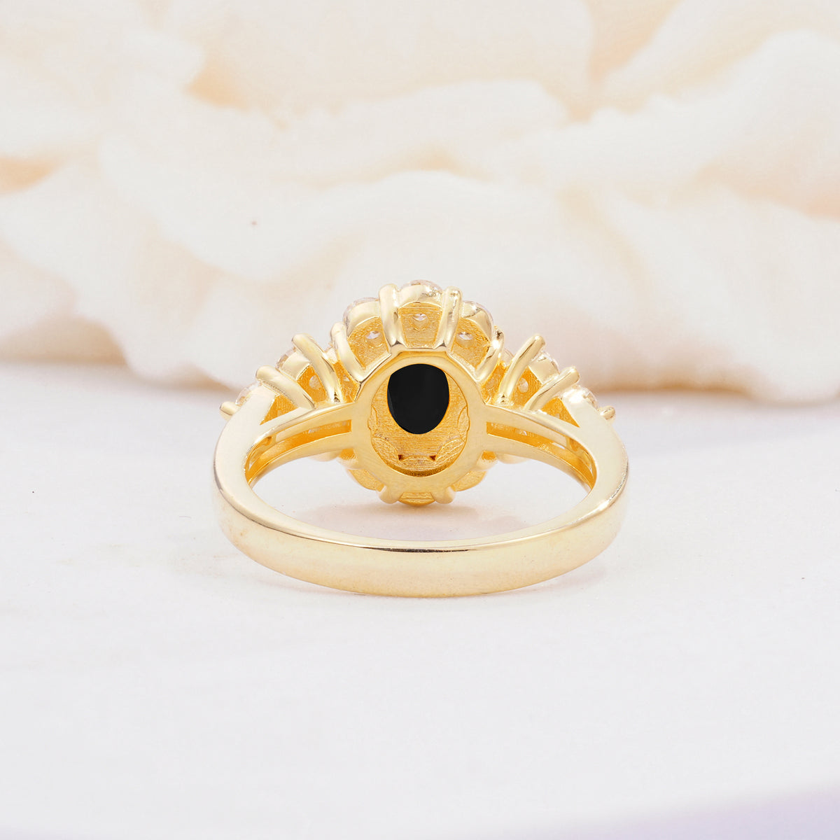 SR06742 Black Onyx Ring - Additional view