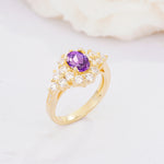 SR06742 Amethyst Ring - Additional view