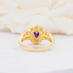 SR06742 Amethyst Ring - Additional view