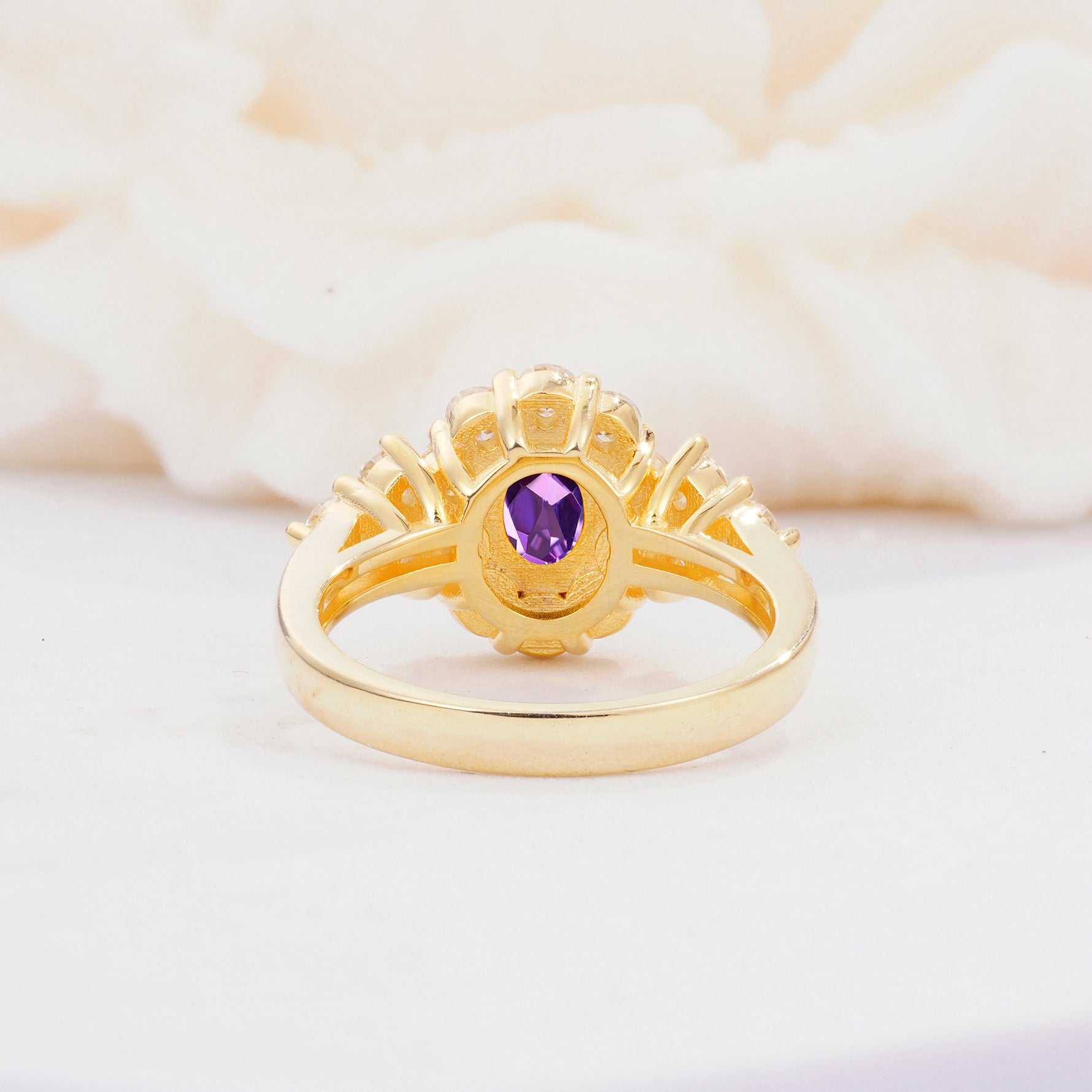 SR06742 Amethyst Ring - Additional view