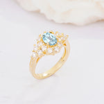 SR06742 Aquamarine Ring - Additional view