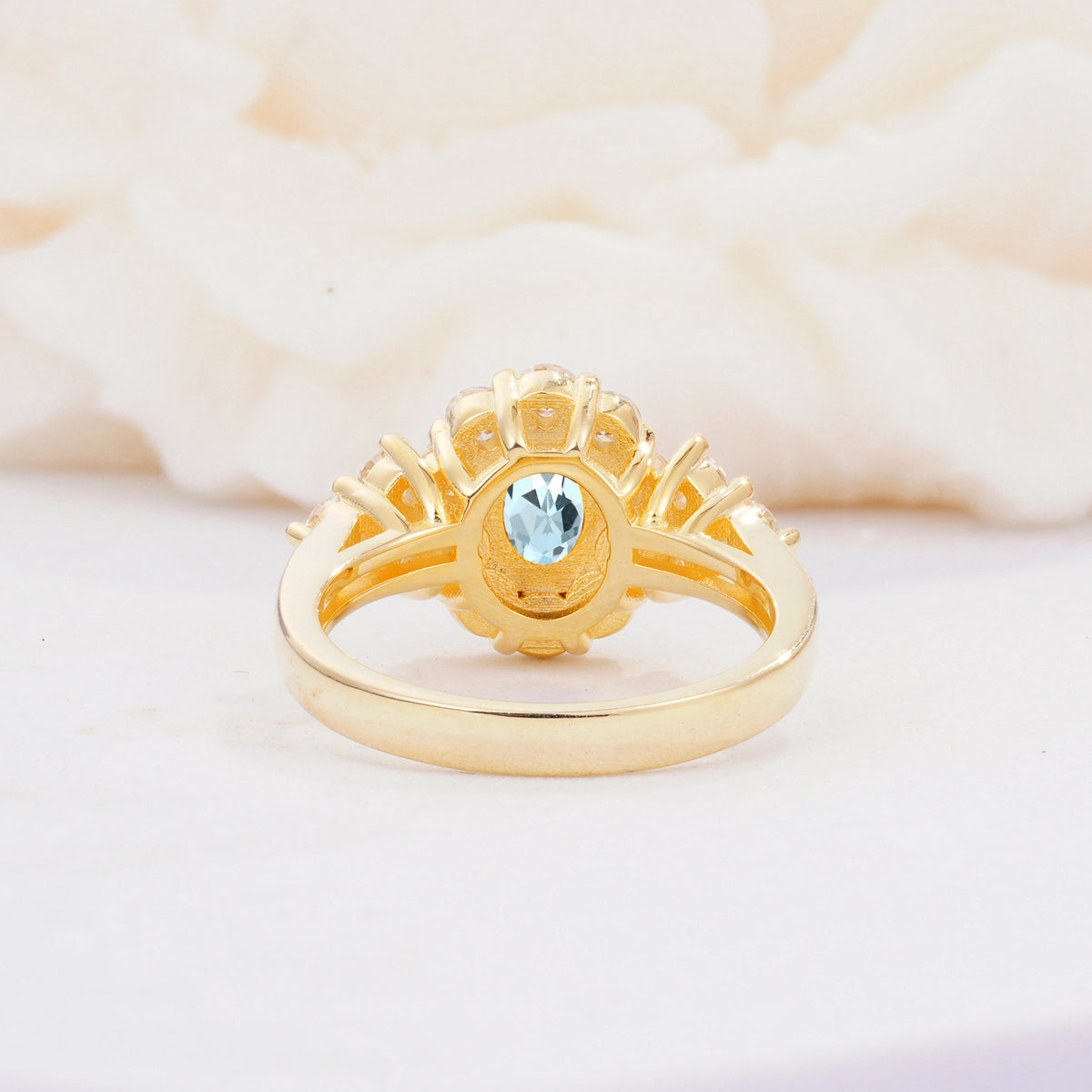 SR06742 Aquamarine Ring - Additional view