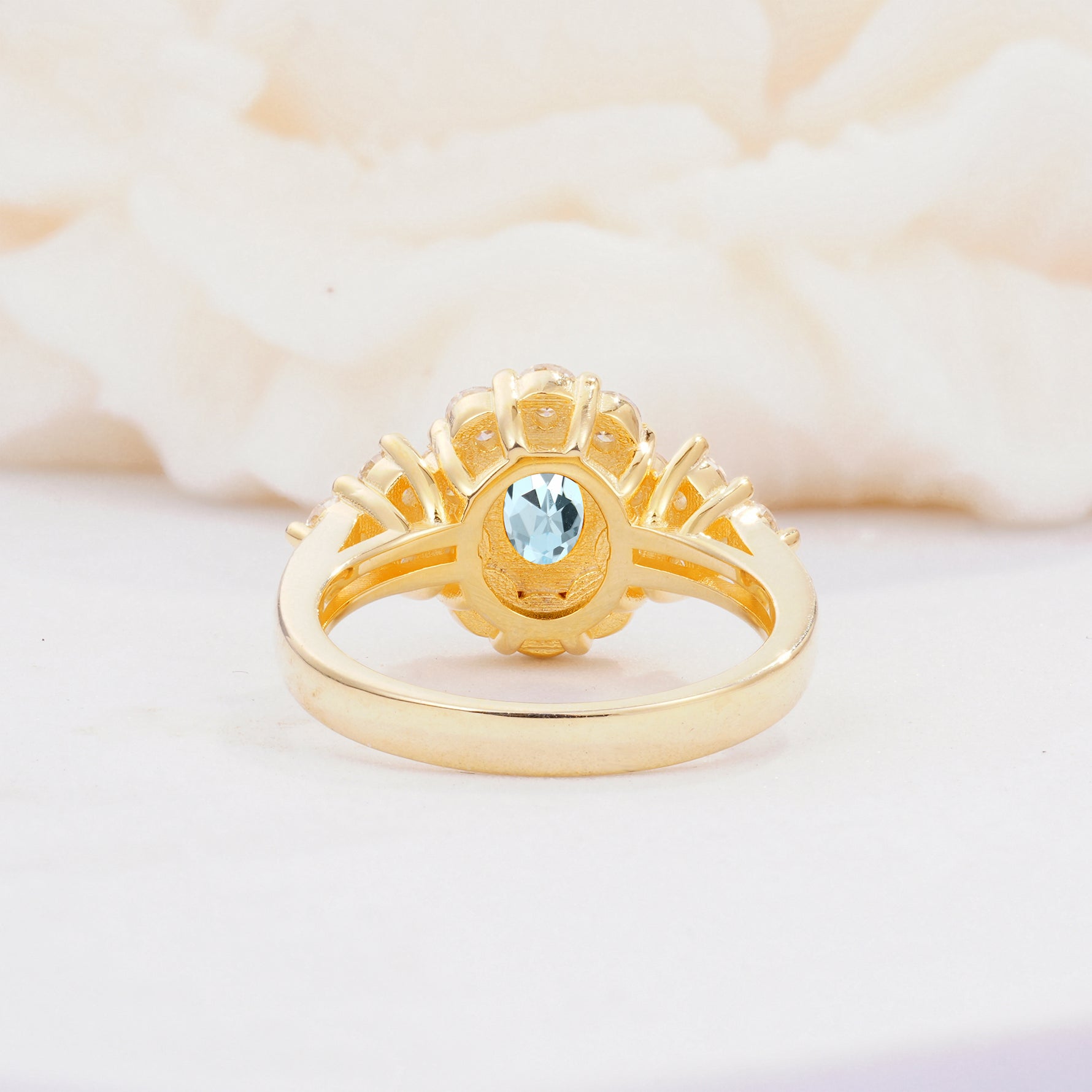 SR06742 Aquamarine Ring - Additional view
