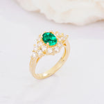 SR06742 Emerald Ring - Additional view
