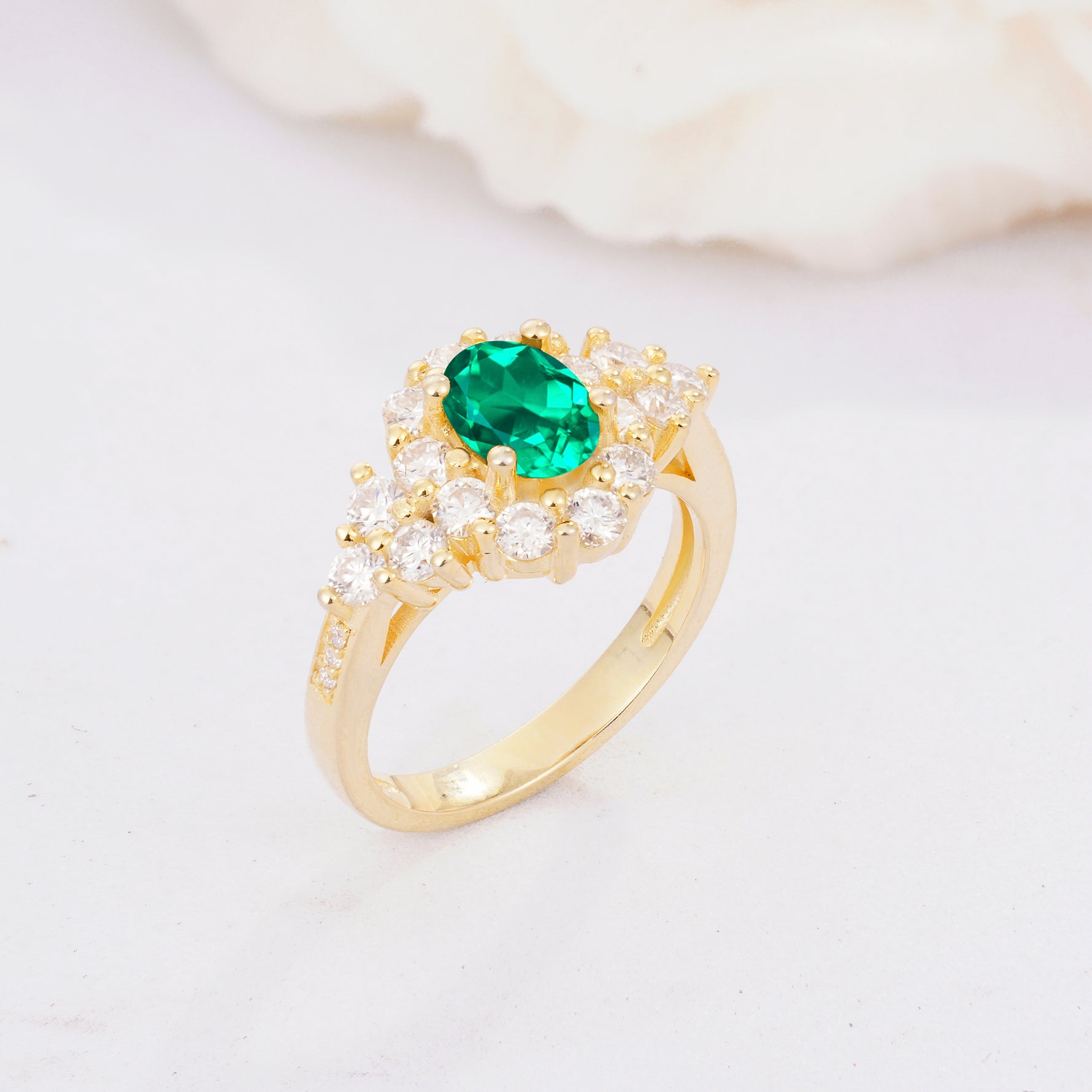 SR06742 Emerald Ring - Additional view
