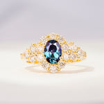SR06742 Alexandrite Ring - Yellow-Gold