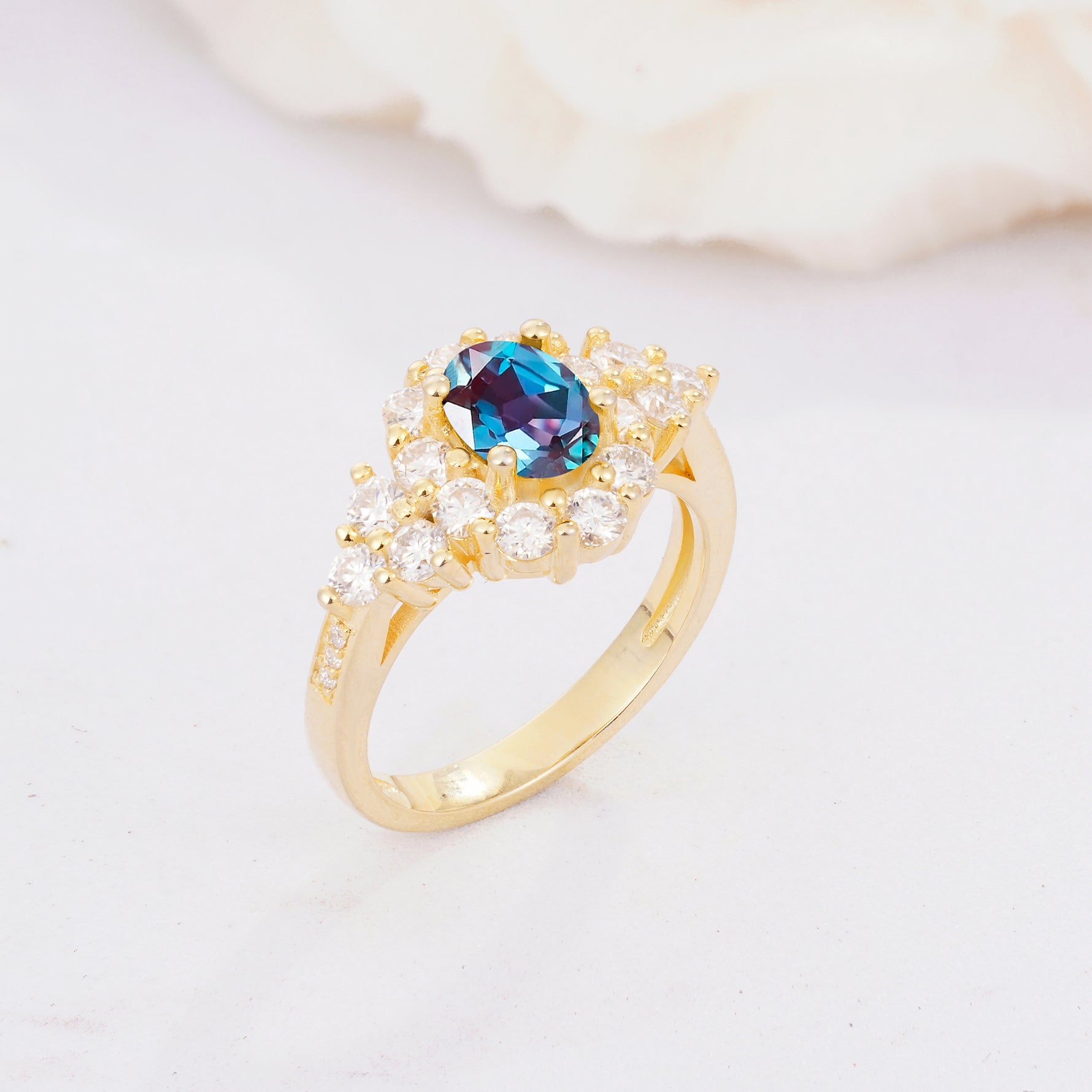 SR06742 Alexandrite Ring - Additional view