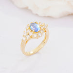 SR06742 Moonstone Ring - Additional view