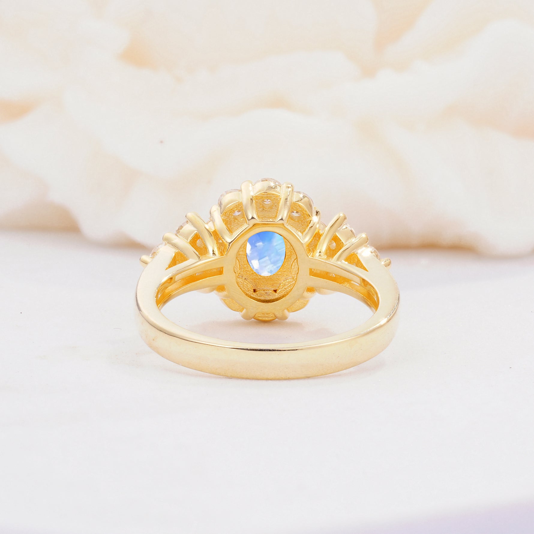 SR06742 Moonstone Ring - Additional view