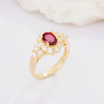 SR06742 Ruby Ring - Additional view
