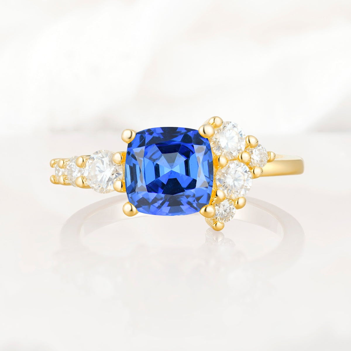 SR07138 Sapphire Ring - Additional view