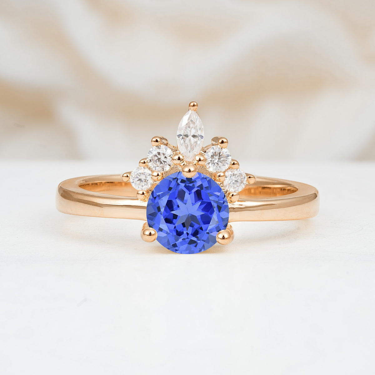 SR07460 Sapphire Ring - Additional view