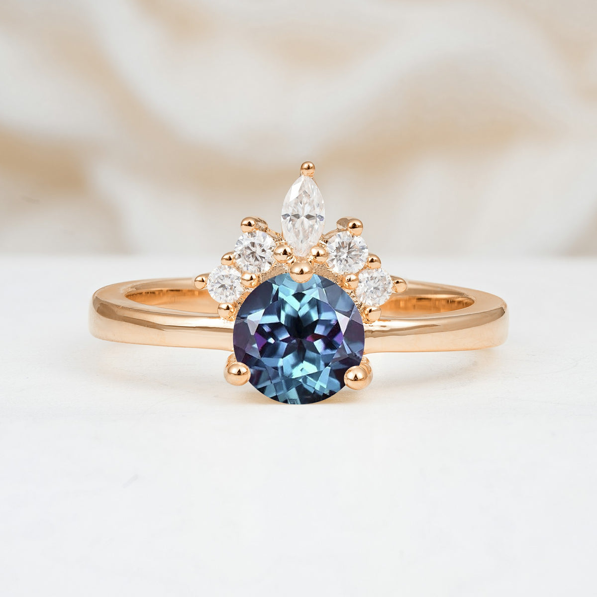 SR07460 Alexandrite Ring - Additional view