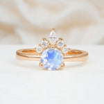 SR07460 Moonstone Ring - Additional view