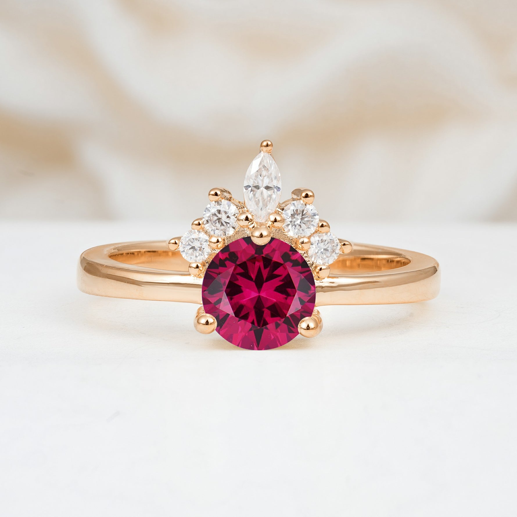 SR07460 Ruby Ring - Additional view