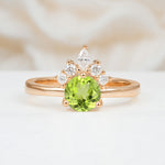 SR07460 Peridot Ring - Additional view
