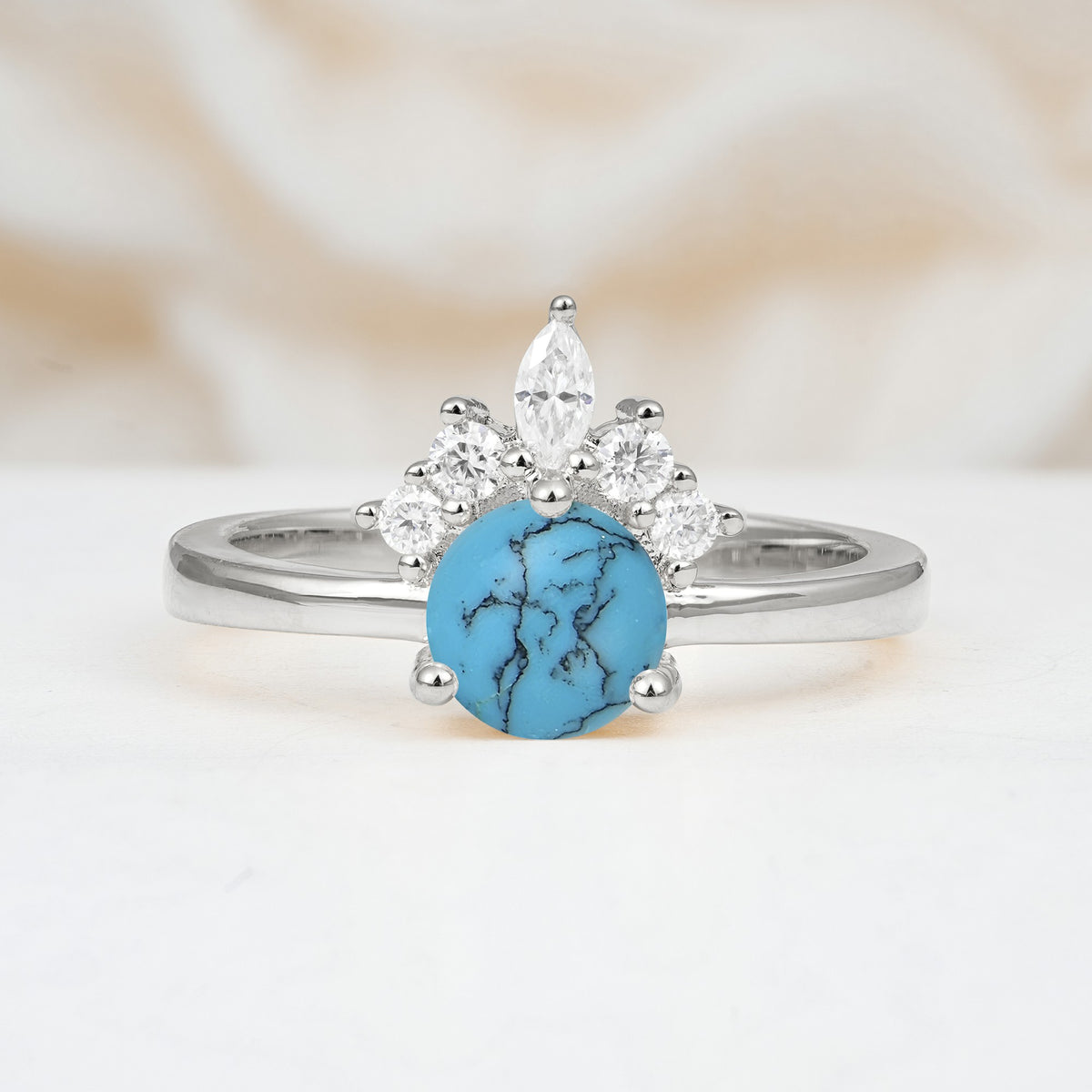 SR07460 Turquoise Ring - Additional view