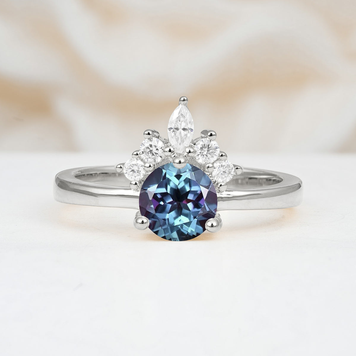 SR07460 Alexandrite Ring - Additional view