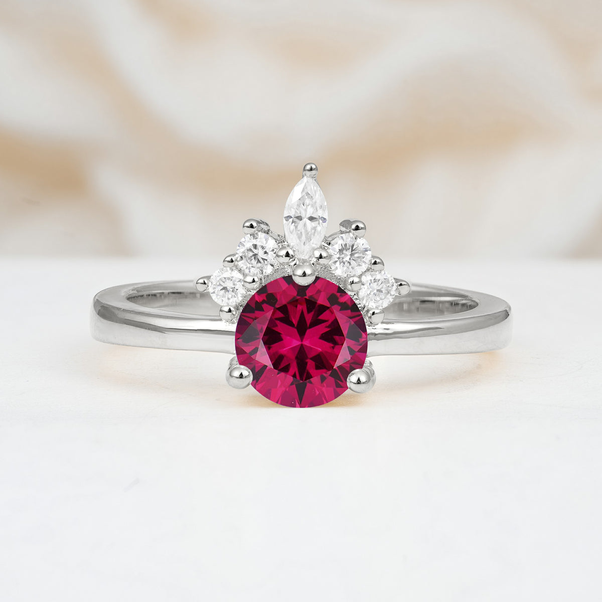 SR07460 Ruby Ring - Additional view