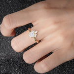 SR07460 Moissanite Ring - Rose-Gold