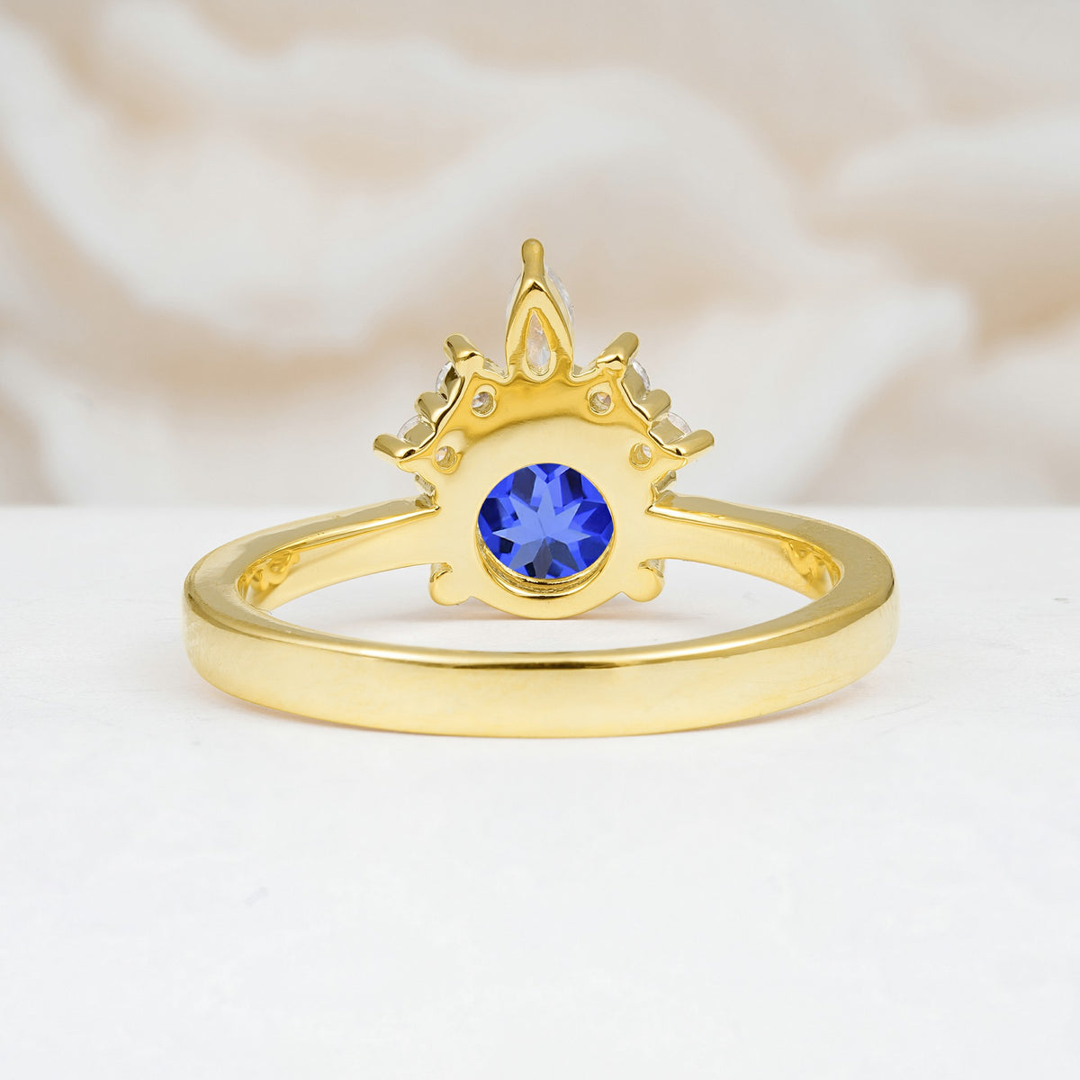 SR07460 Sapphire Ring - Additional view