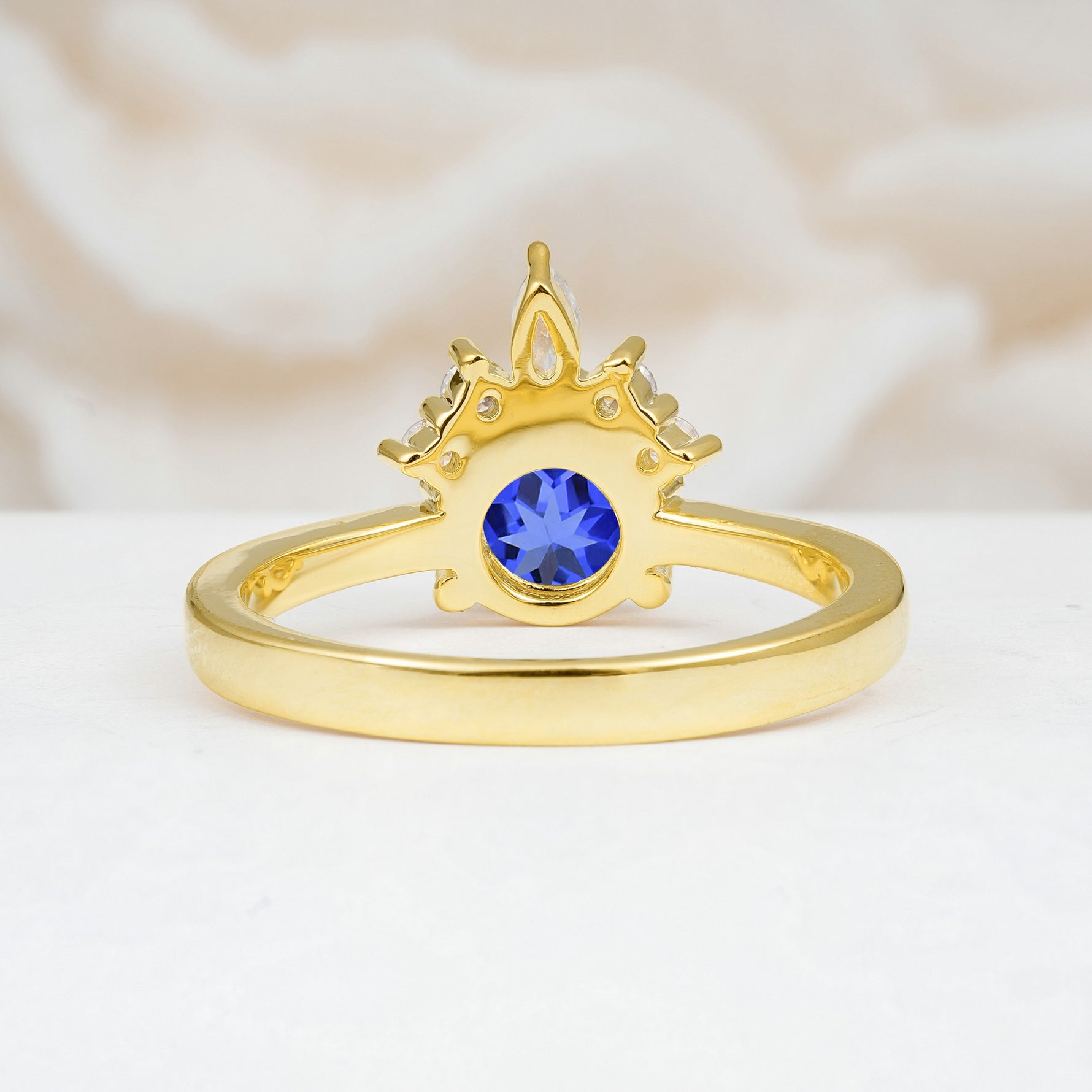 SR07460 Sapphire Ring - Additional view