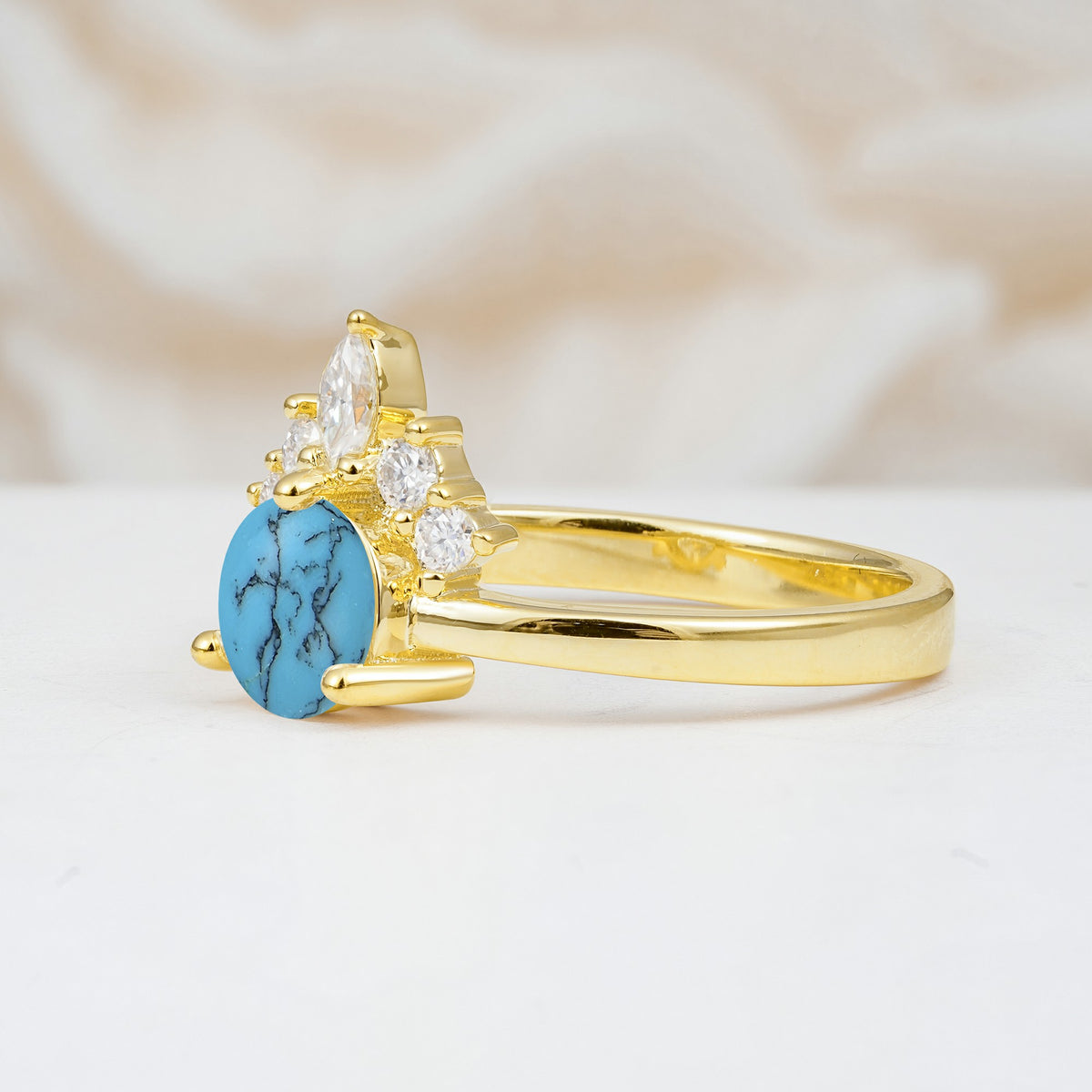 SR07460 Turquoise Ring - Additional view