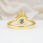 SR07460 Moss Agate Ring - Additional view