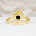 SR07460 Black Onyx Ring - Additional view