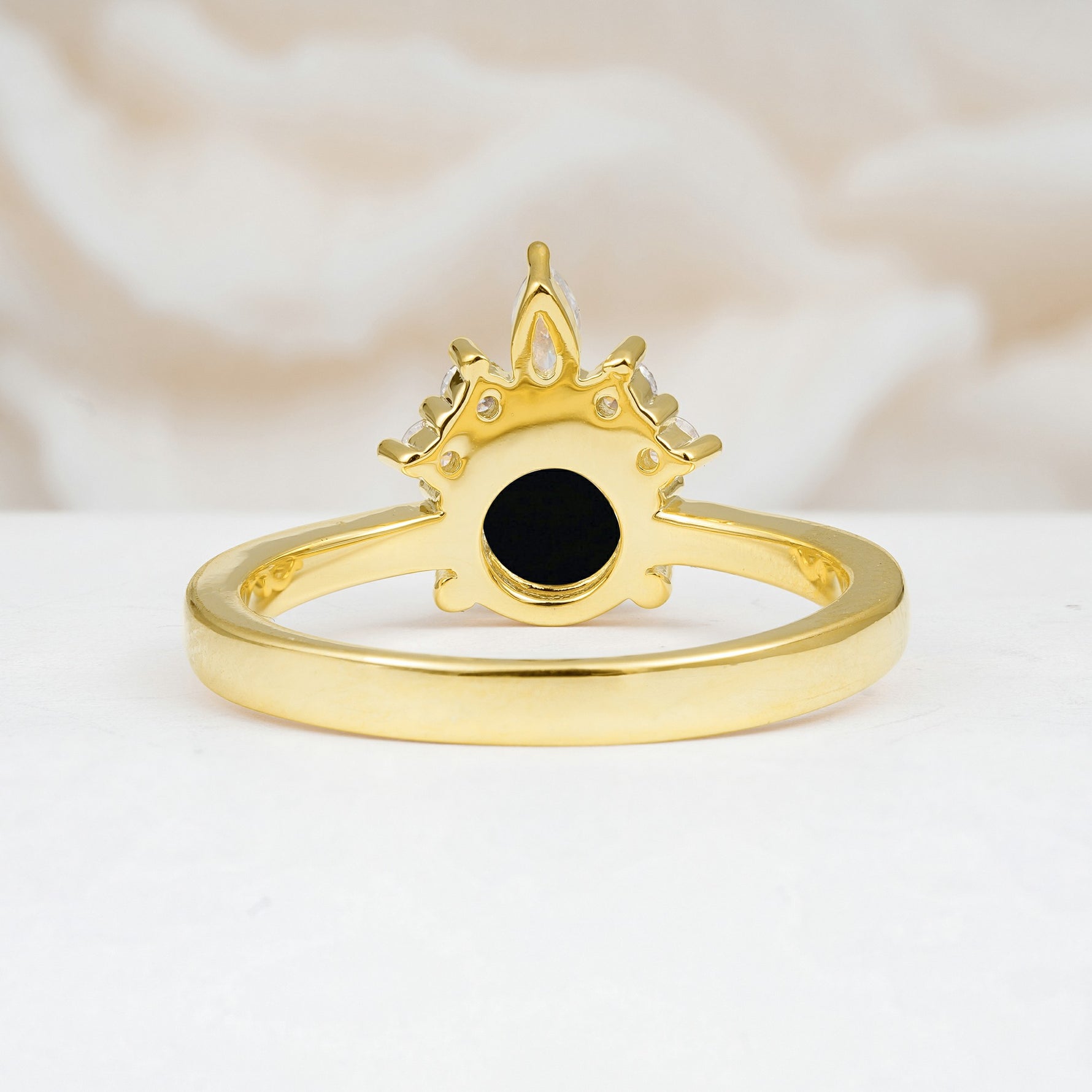 SR07460 Black Onyx Ring - Additional view