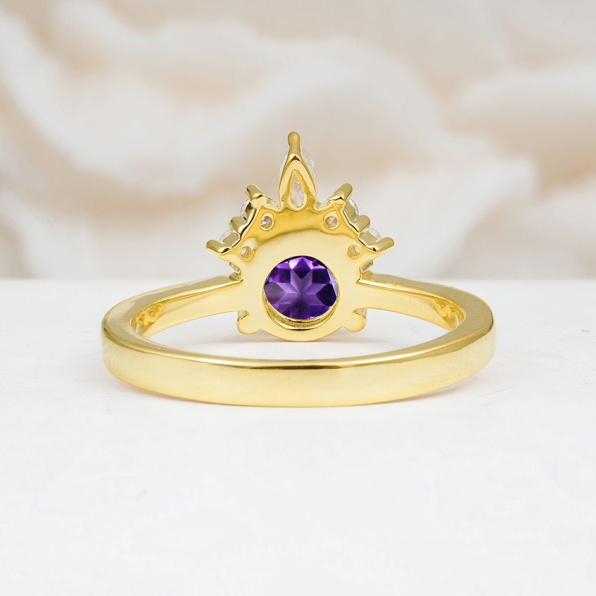 SR07460 Amethyst Ring - Additional view