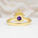 SR07460 Amethyst Ring - Additional view