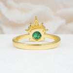 SR07460 Emerald Ring - Additional view
