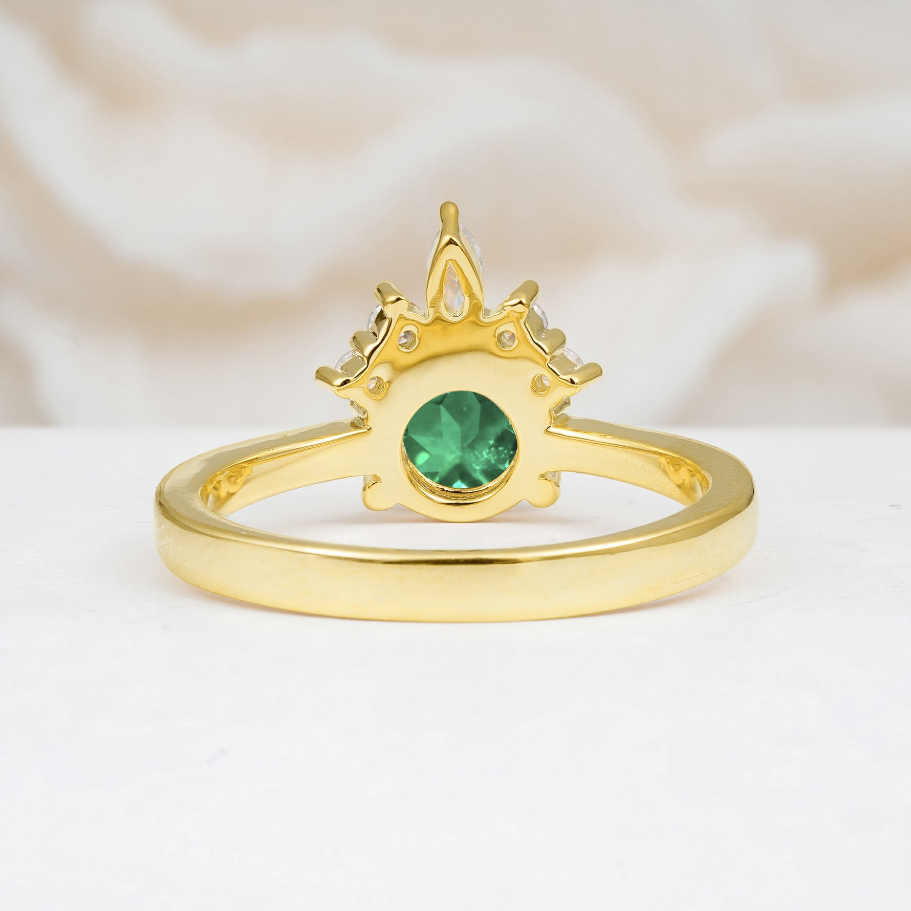 SR07460 Emerald Ring - Additional view